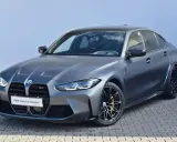 Szary BMW M3 Competition z czarnymi felgami. Sprawdź aktualną bmw m3 cena i dostępne opcje.