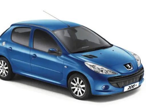 Błękitny Peugeot 206 1.4 benzyna, gotowy na miejskie przygody.